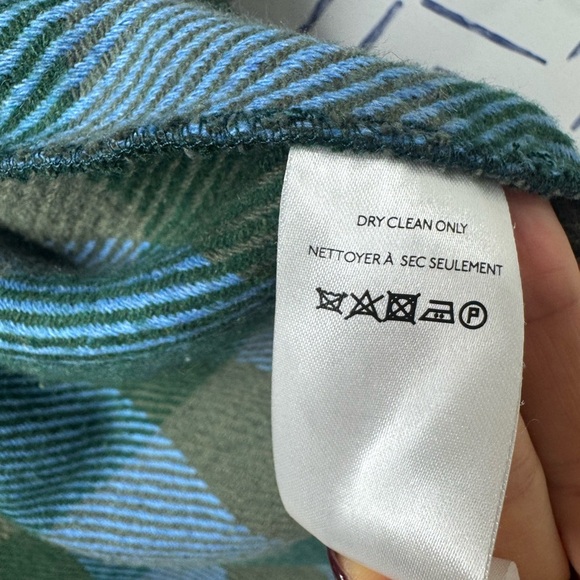 NWOT Anthropologie Pilcro Plaid Preppy boho Jacket Comfy Wool Blend Size Small - Picture 11 of 15